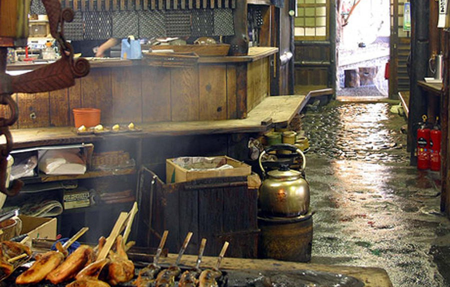 いろり山賊_通路奥の出口(Sanzoku_exit)