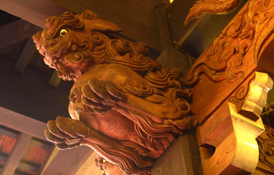 桃李庵_有馬白匠要治氏の彫刻(Tourian_Youji Arimahakushou, a sculptor)