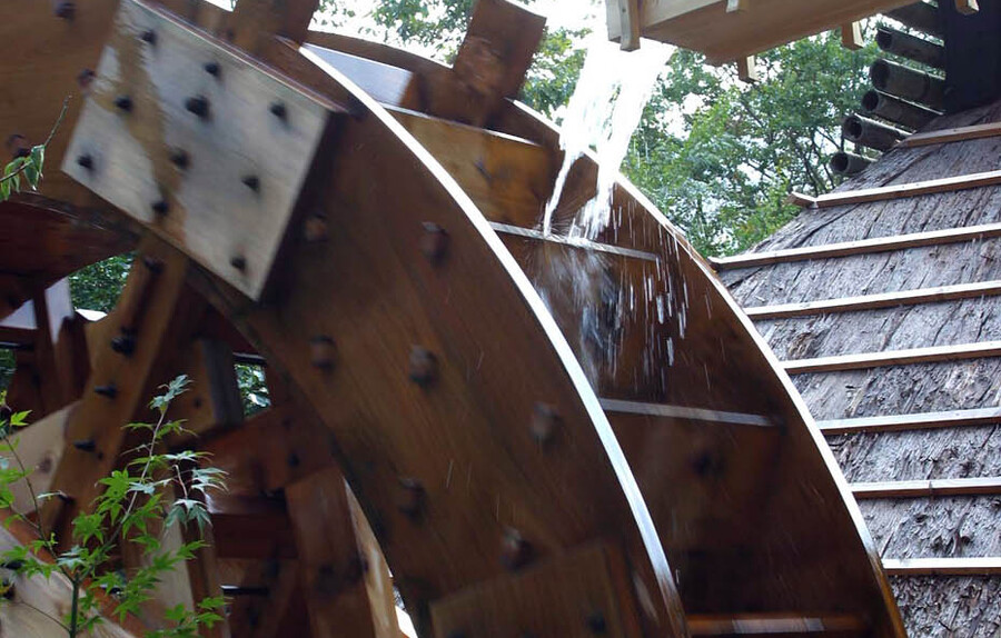 山賊砦_水車(Sanzoku-toride_Water wheel)
