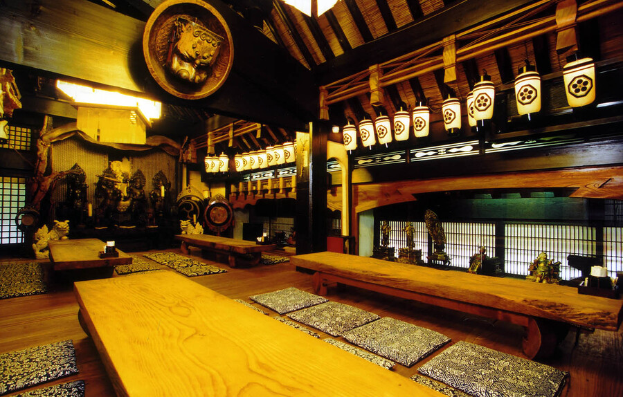 山賊砦_2階の広間(Sanzoku-toride_A large room on the second floor)